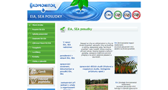 Desktop Screenshot of eia-posudek.cz