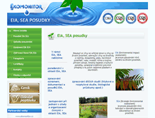 Tablet Screenshot of eia-posudek.cz
